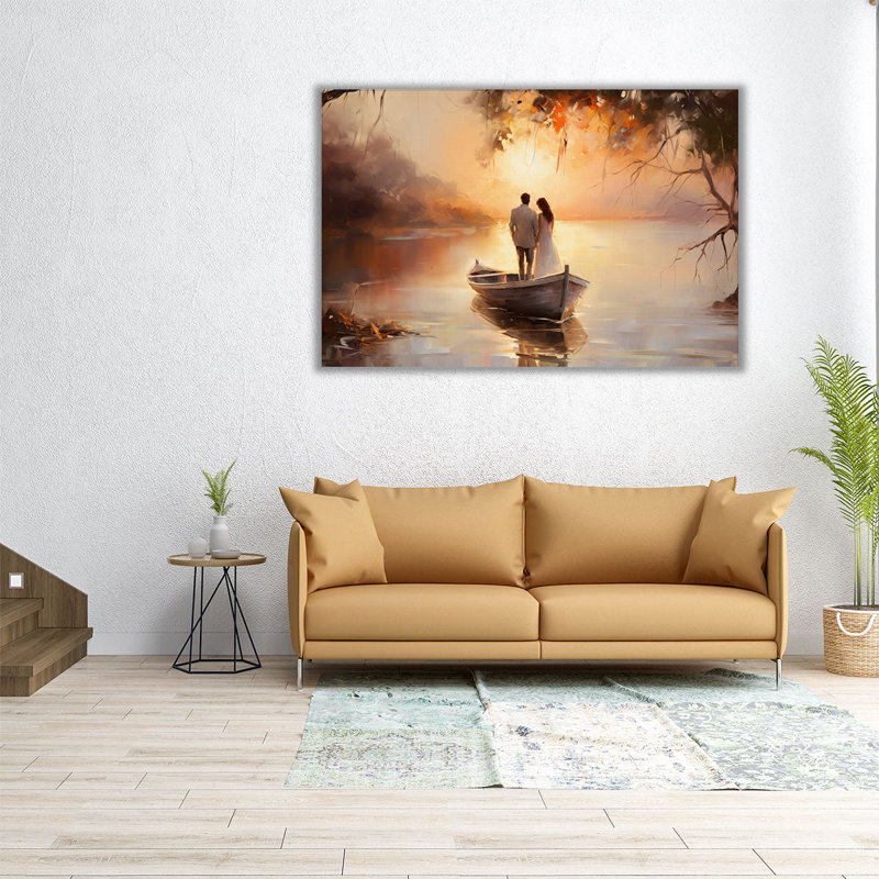 «Whispers Of Love At The Sea», H 20 po x l 30 po