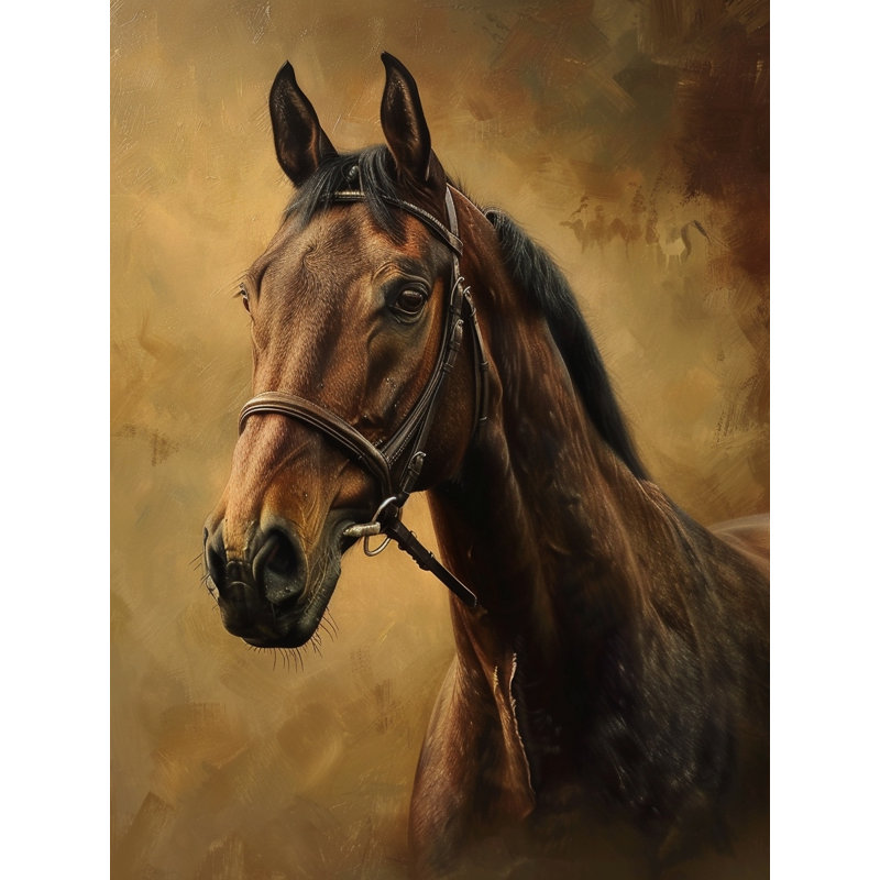 «Heritage Portrait One», art mural sur toile tendue, L 30 po x H 40 po x P 1,5 po
