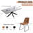 Derose Extendable Dining Table With Dining Chairs, Dining Kitchen Table Sets-122056377-122056380