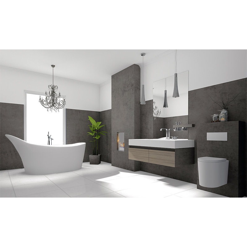 Baignoire de trempage autoportante 66,92 "x 29,5" Studio Vienna
