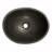 Eden Bath 12.75'' Black Stone Oval Bathroom Sink