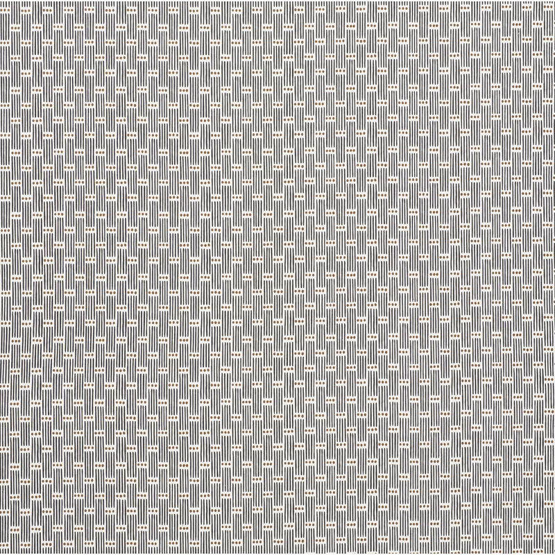 Dotted Stripe Fabric, Black