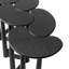 American style modern black console table