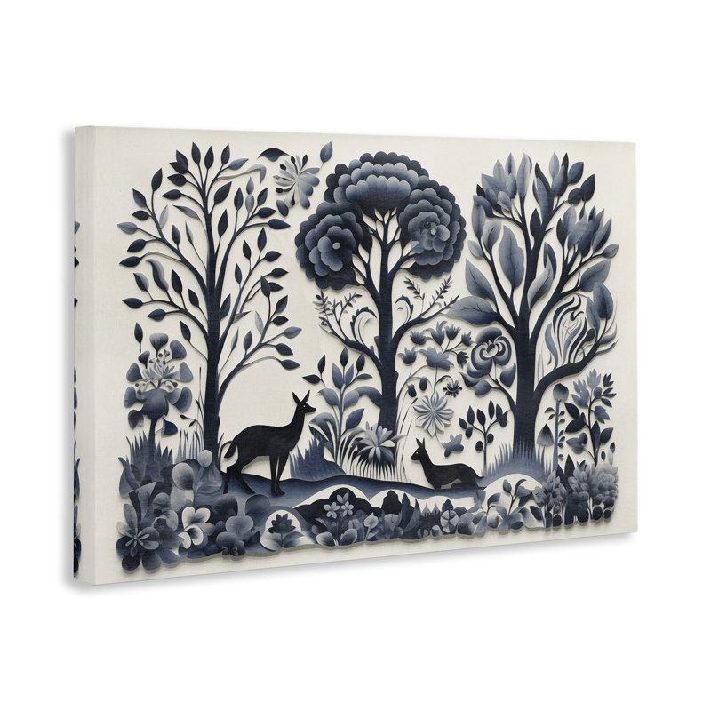 «Boho Forest Creatures» par Sasha, H 16 po x l 24 po