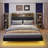Innovative Queen Bed Frame with Multiple Functionalities for Enhanced Comfort