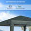 Arvell 2.7m x 2.7m Metal Party Tent-212049930