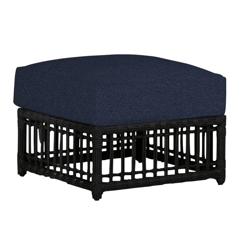 Repose-pieds Newport - Onyx, Pas de soudure, Intermix Indigo, Onyx
