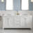 Bernardo Queen 72" Sink Carrara Quartz Countertop Bath Vanity with Faucet-83253109-83252363