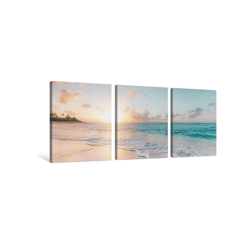 3 Piece Wrapped Canvas Wall Art