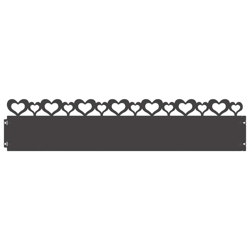 22cm H x 103cm W Steel Hardware, Black
