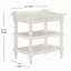Table de chevet blanche antique