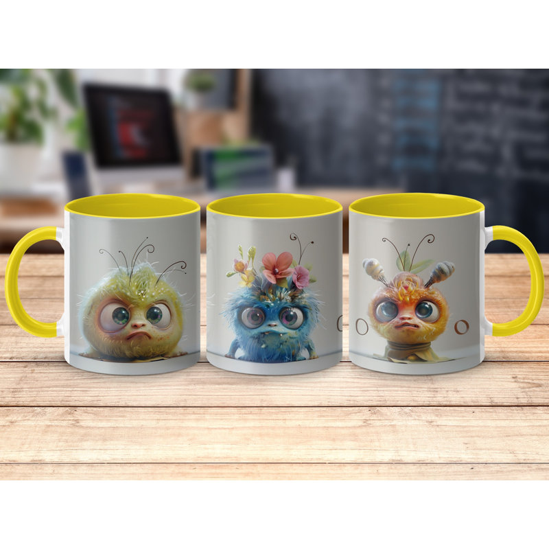 Ceramic Coffee Mug, Yellow