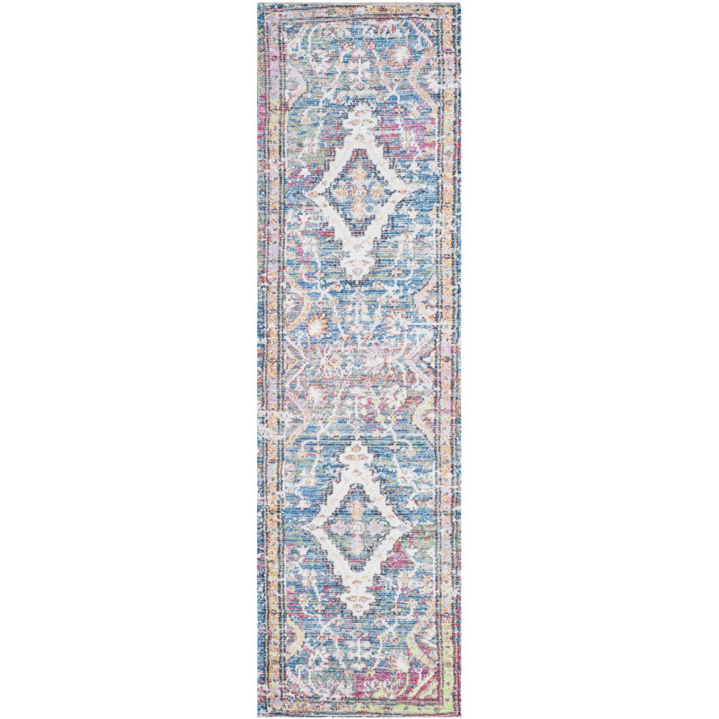 Amanda Hand Loomed Performance Geometric Rug, Runner 2'3" x 8'