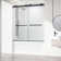 Houston 56-60" W x 66" H Double Sliding Frameless Tub Door with 3/8" Clear Glass