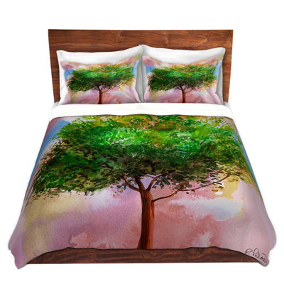 Ensemble de housse de couette DiaNoche en microfibre par Ruth Palmer - aquarelle
