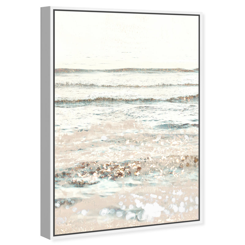 «Swim In Jeweled Waters», photographie sur toile à cadre flottant, H 45 po x l 30 po