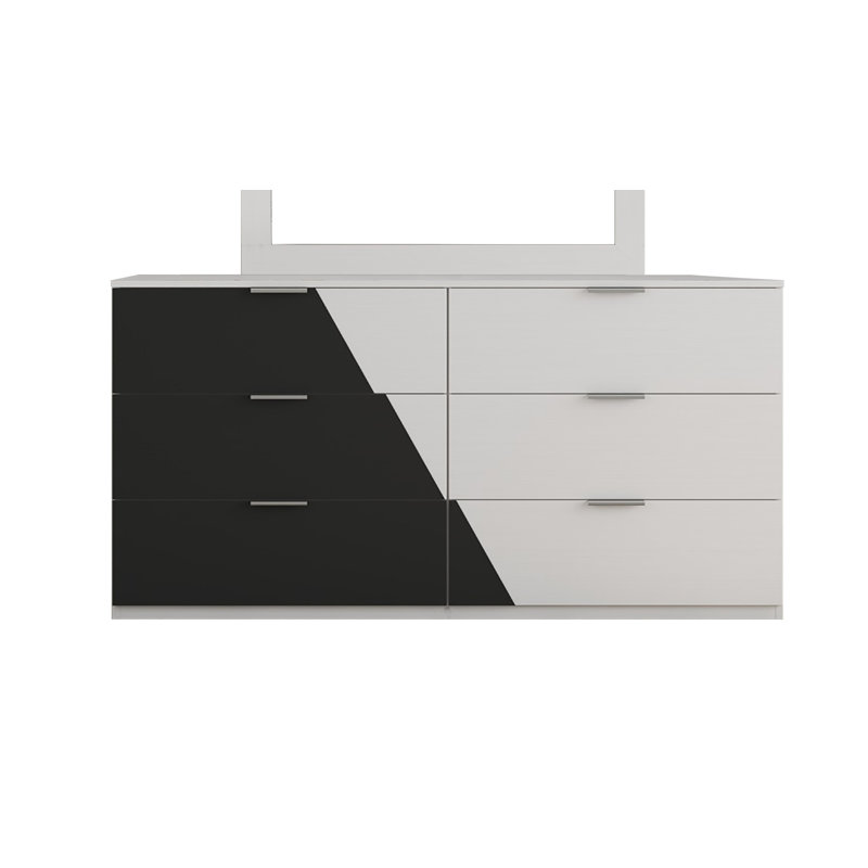 Commode 6 tiroirs 58,5 po Alyisa