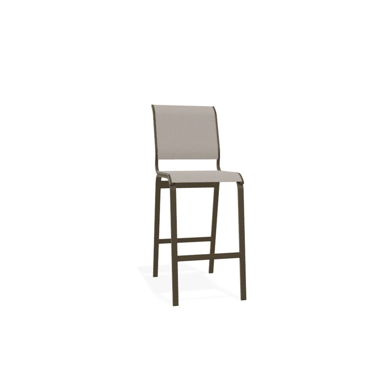 Tabouret de bar 29,5 po Holna, Bois de plage texturé, Naturel