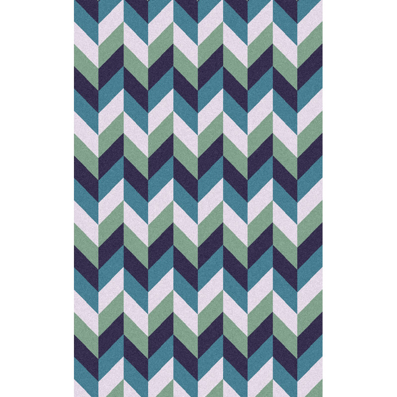 Crisman Wool Geometric Indoor Rug, Rectangle 2' x 3'