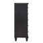 Commode verticale en bois manufacturé à 5 tiroirs avec glissières en métal Jazmond -32694561