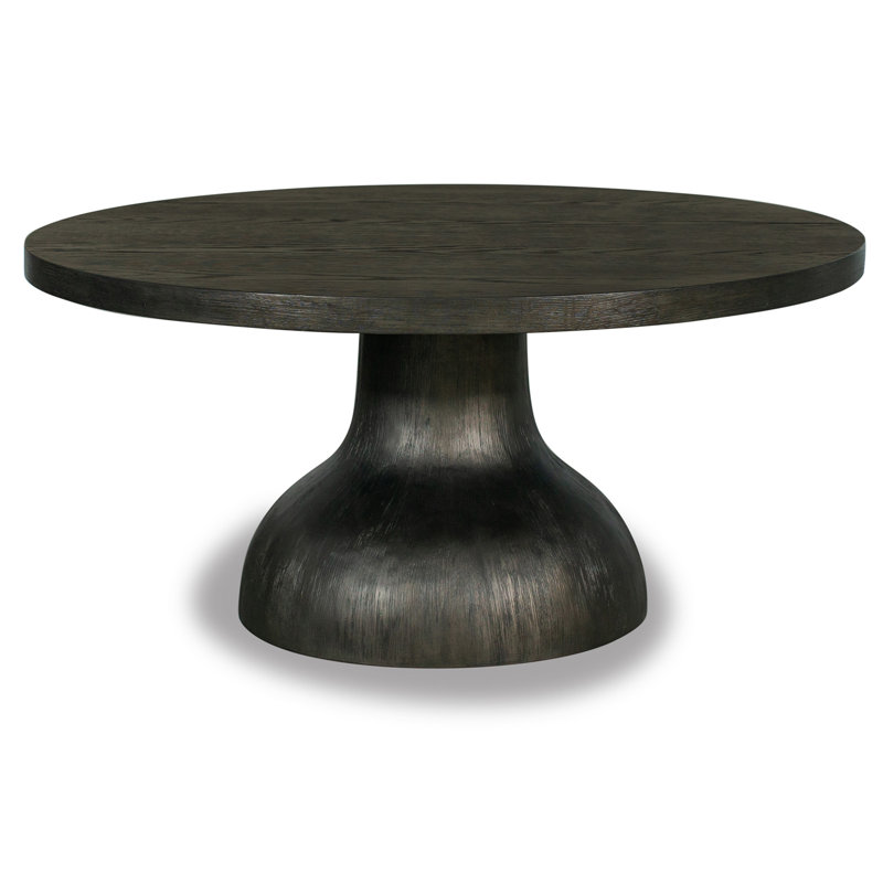 Lexington Round Cocktail Table With 2 Accent Table, Black, 3 Pieces: Coffee Table, 2 End Tables