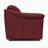 Ramdev Top Grain Leather Chair with Cushioned Back and Pillow Top Arm-124638793-35667467