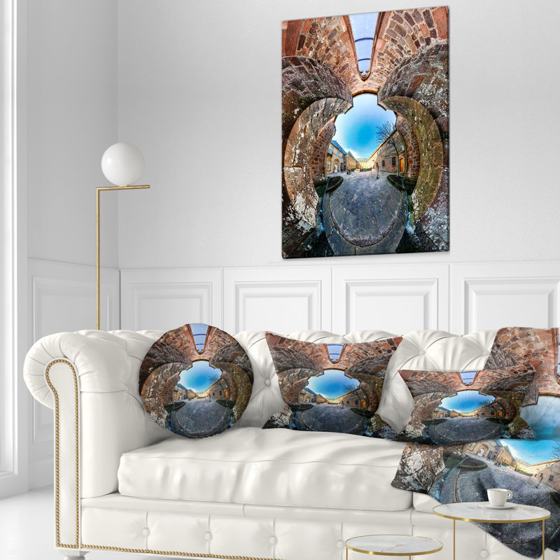 Coussin lombaire paysage Mont Sainte Odile