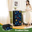 Commode de rangement verticale 4 tiroirs Thème de l'espace système solaire pour enfants