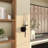 Aluminum Metal Wall Sconce with Glass Holder-277081106