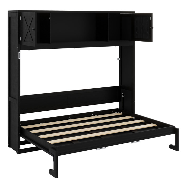 Lit escamotable avec armoires de rangement