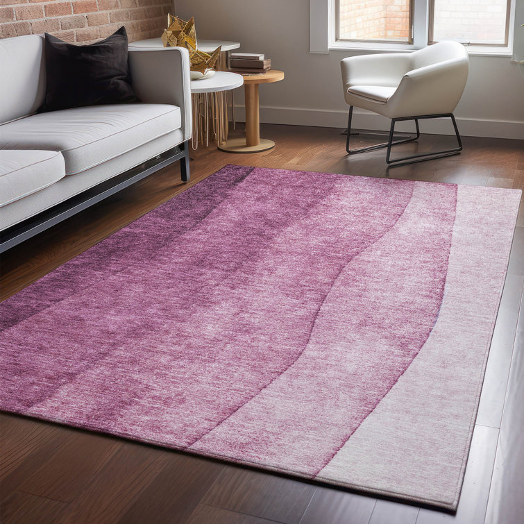 Tapis merlot Cerrito lavable à la machine de qualité supérieure
