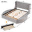 Versatile Storage Velvet Bed - Wingback Design For Stylish Bedroom