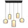 Nasreen 1 - Light Matte Black LED Pendant