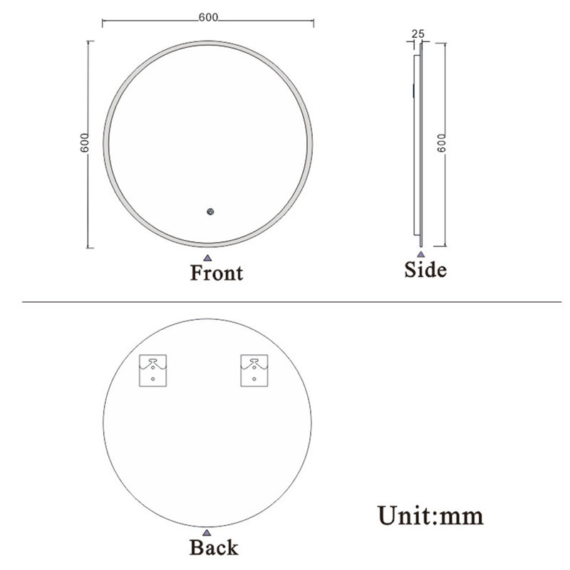 Coddy Round Mirror