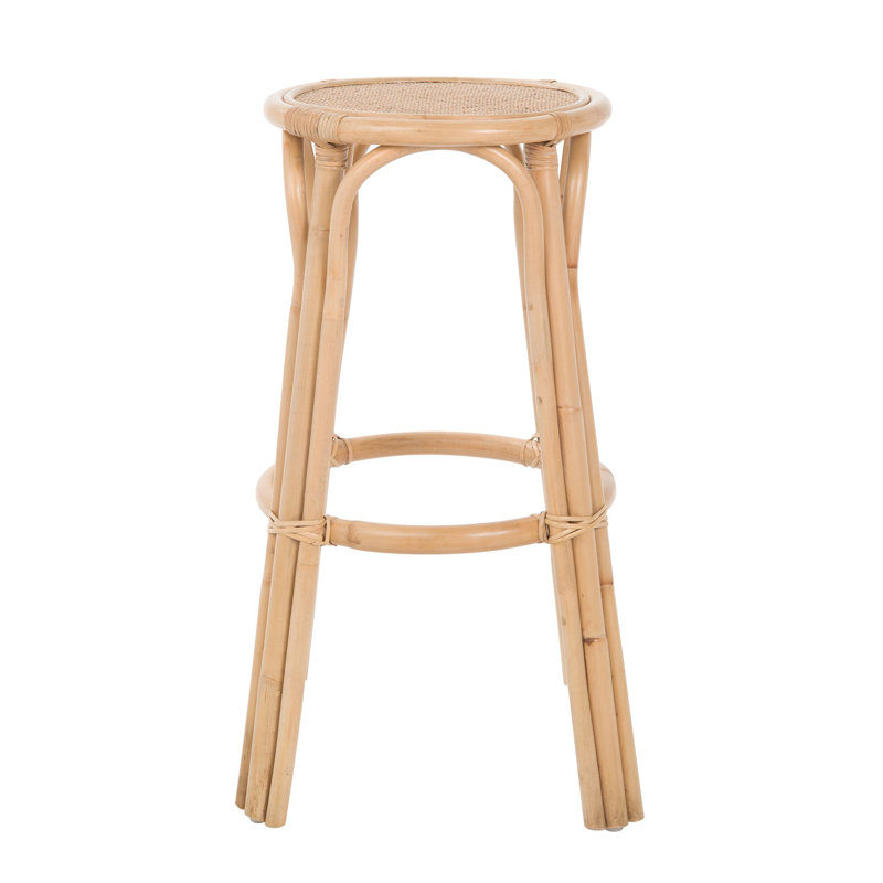 Tabouret de bar et de comptoir Rosita, Tabouret de bar (hauteur du siège de 30,5 po), Naturel