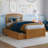 Richmond Solid Wood Platform Bed with Panel Footboard and Storage Drawers-96140409
