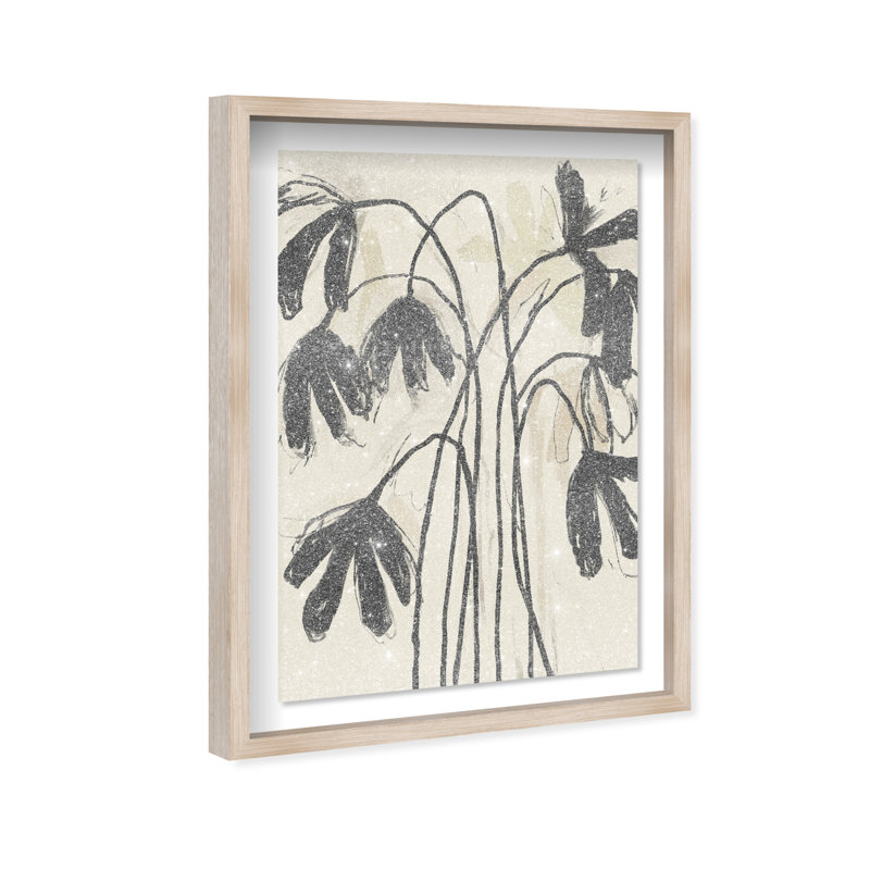 Tree Abstract Studio Print by Oliver Gal, 16.5"H x 11.5"W, Natural Oak Shadowbox