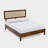 Anspach Solid Wood Platform Bed with Headboard, Bohemian Bed Frame-1767674943-1788098690