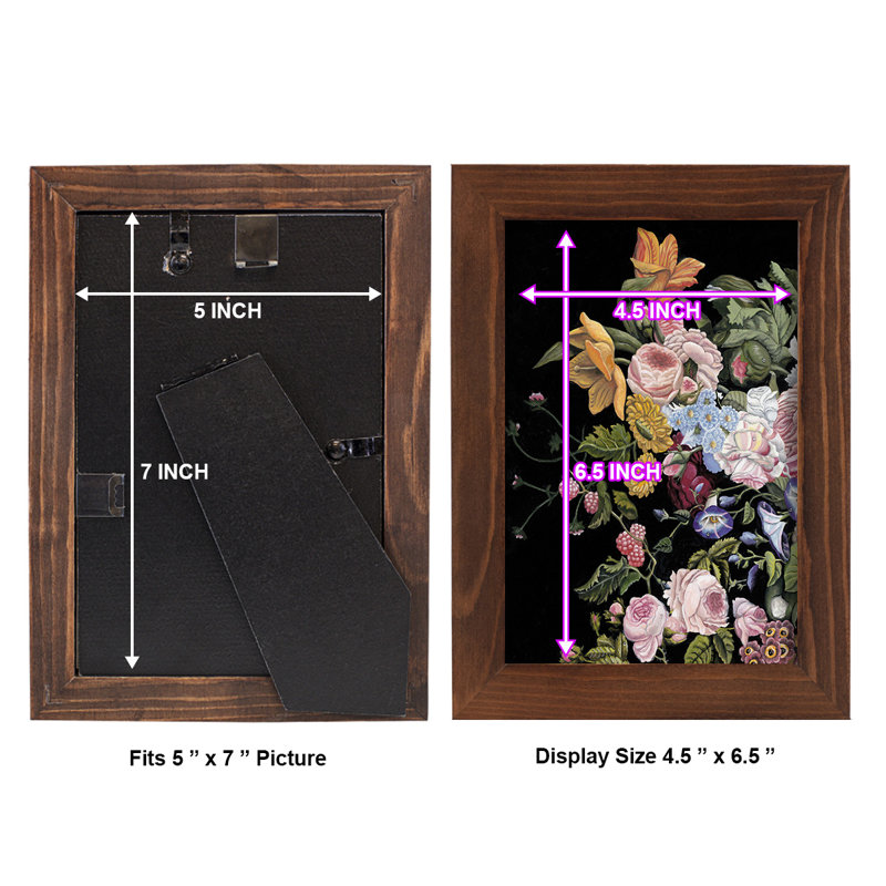 Diptyque baroque de l'UA CH I - impression encadrée avec verre, H 9 po x l 7 po x P 1 po, Châtaigne