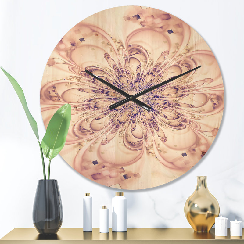 Horloge murale pleine fleur, Moyenne