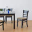 Ensemble de 2 chaises d'appoint rembourrées en bois massif Zida-941498995