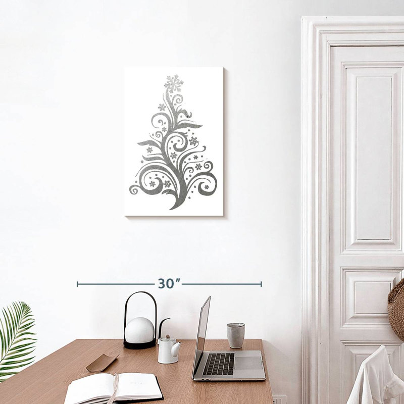 Arbres argentés Lelend II, H 24 po x l 16 po