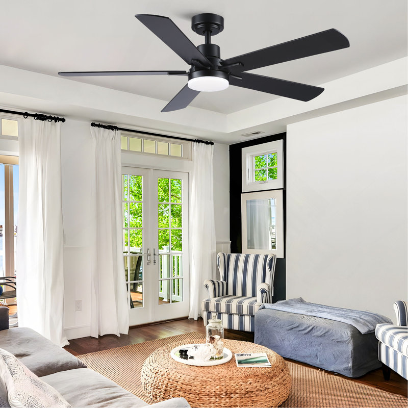 52" Lowe Profile Ceiling Fan With Light