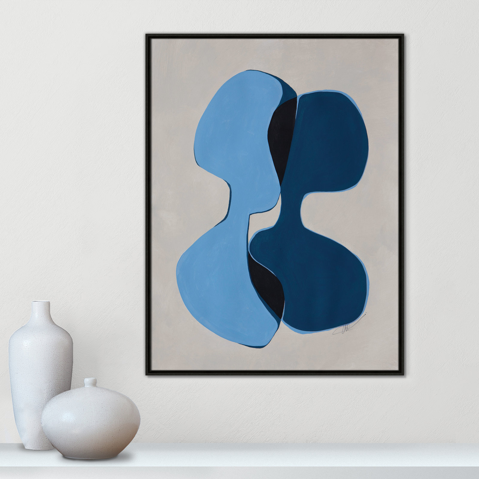 In Unity Collection "In Unity I" Print, Espresso Framed, 41.5" H x 31.5" W x 2" D