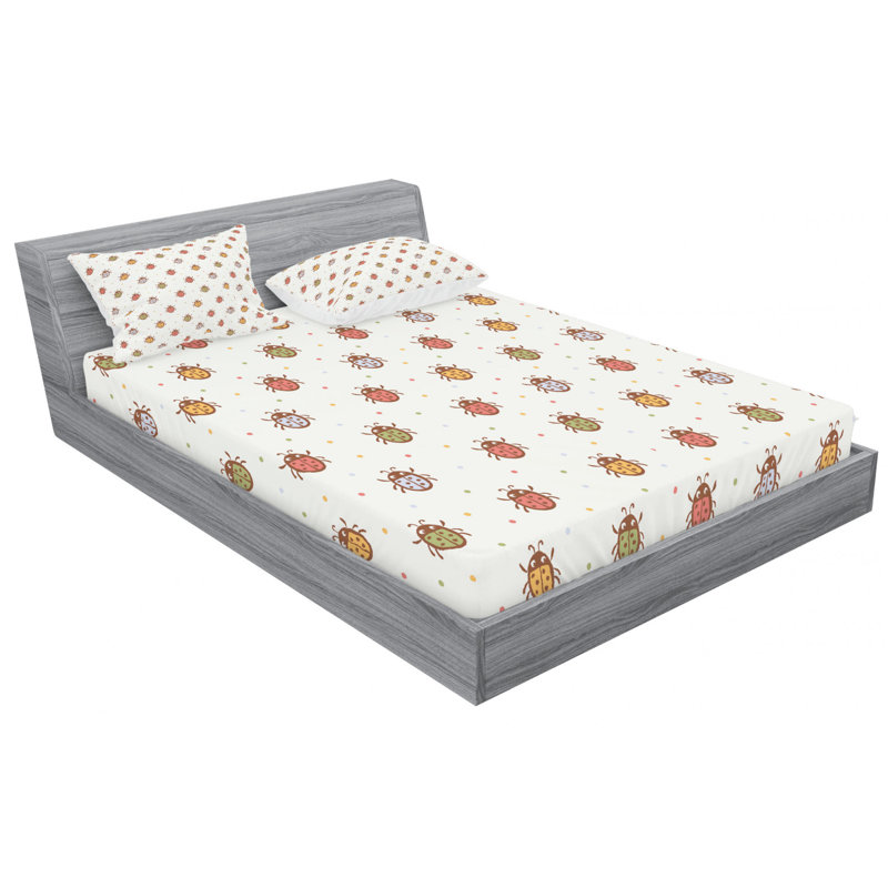 Microfiber Sheet Set, Queen Sheet Set with Fitted Sheet