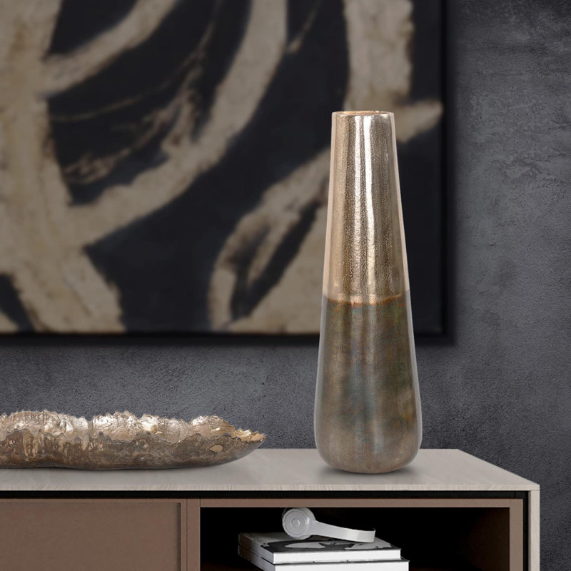Vase en forme de torpille Golden Ore
