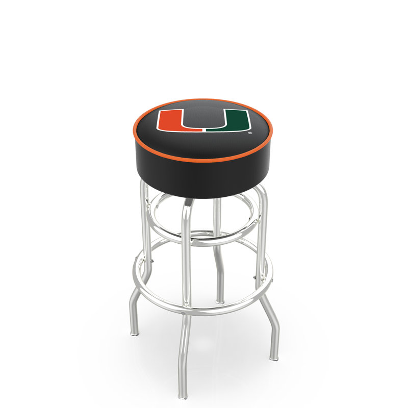 NCAA Swivel Bar & Counter Stool, Kansas State, Bar Stool (30" Seat Height)