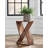 Sherine Solid Reclaimed Wood Accent Side Table Natural