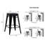 Tabourets de bar contemporains en métal-1109948909
