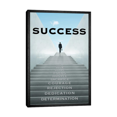 Staircase To Success - Print on Canvas